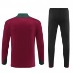 Dječji Paris Saint-Germain Sweatshirt Za Trening Četvrt-Zip 2024-25 Crvena